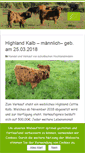 Mobile Screenshot of highlandcattle-meiningen.de